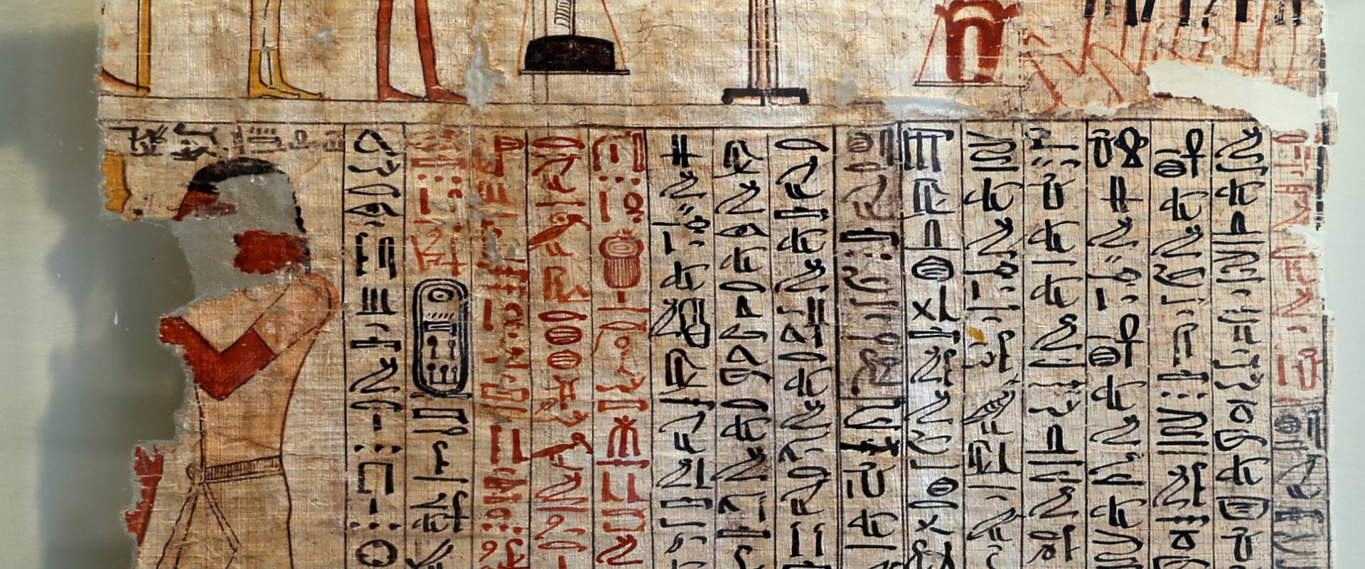 Xviii dinastia, libro dei morti di amenhotep, da tebe, 1580-1320 ac ca. 01 foto di Sailko